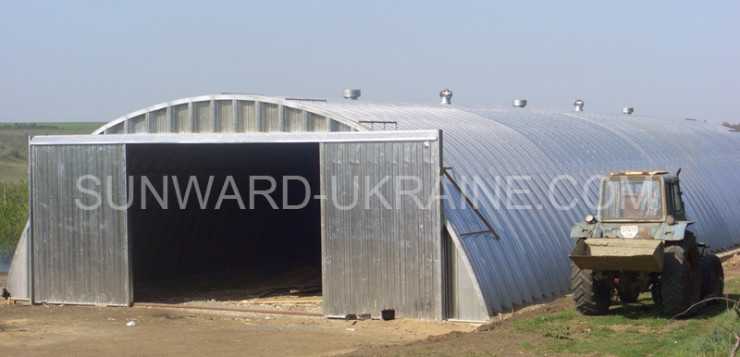 арочный ангар