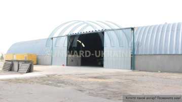 бескаркасный ангар в украине фото боковых ворот цена на ангары