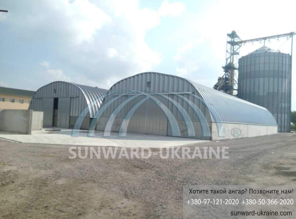 ангар для хранения зерна 18x60