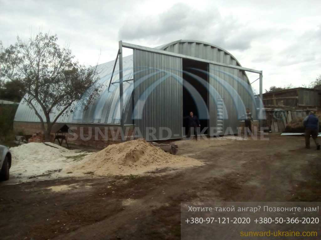 быстровозводимый ангар